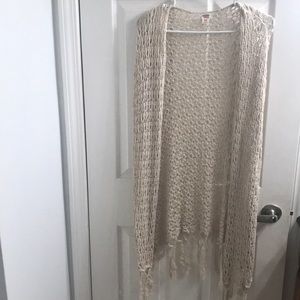 Crochet vest
